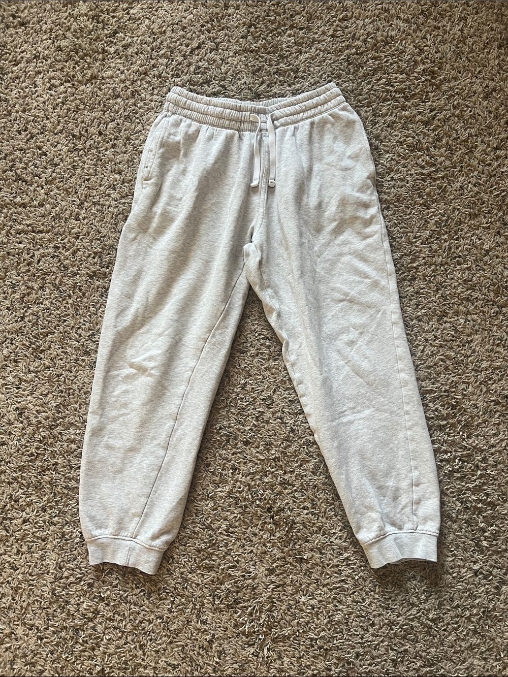 H&M Light Gray Kids Jogger Sweatpants with Drawstring